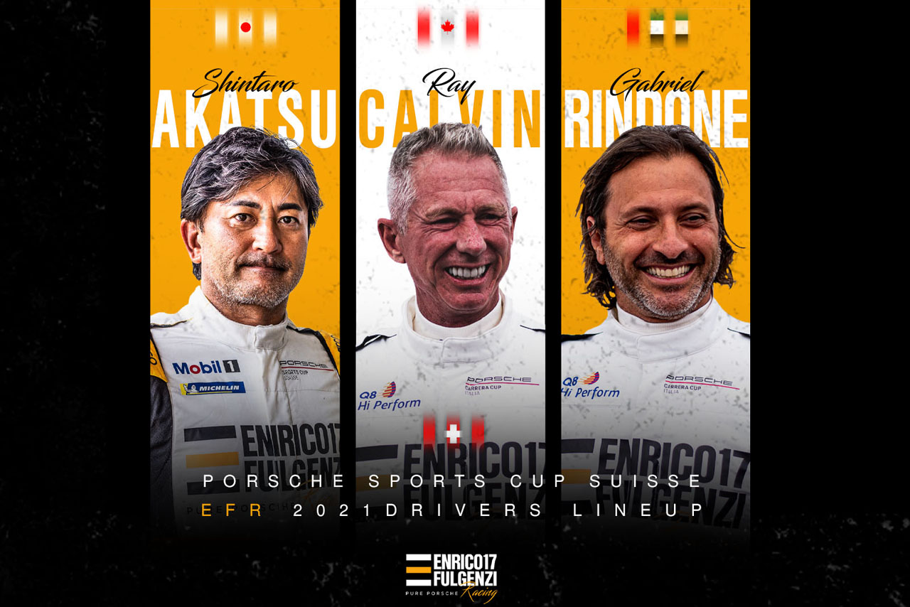 Tre conferme nella Porsche Sports Cup Suisse per Enrico Fulgenzi Racing